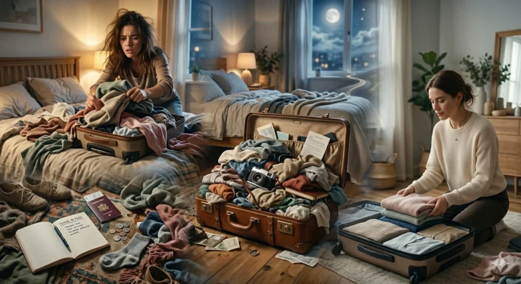 dream about packing bags
