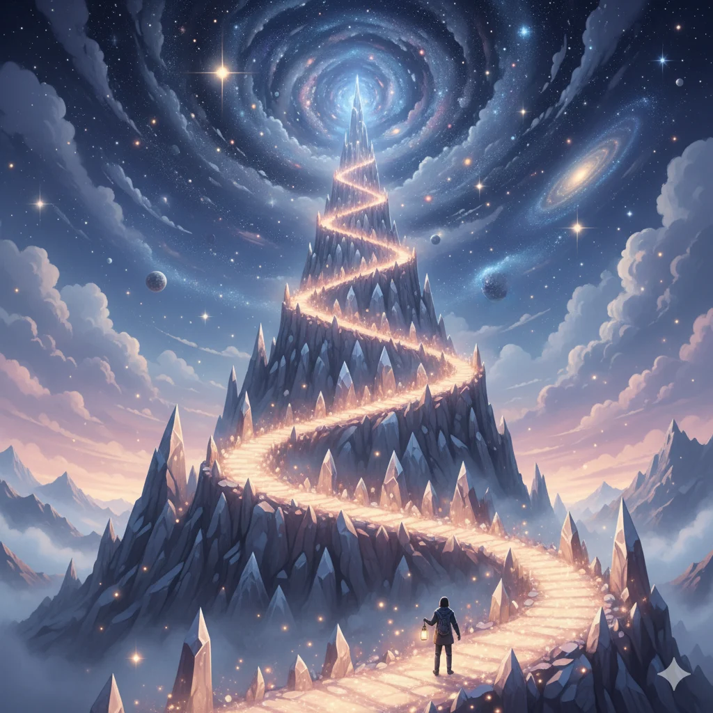 dream about climbing mountain