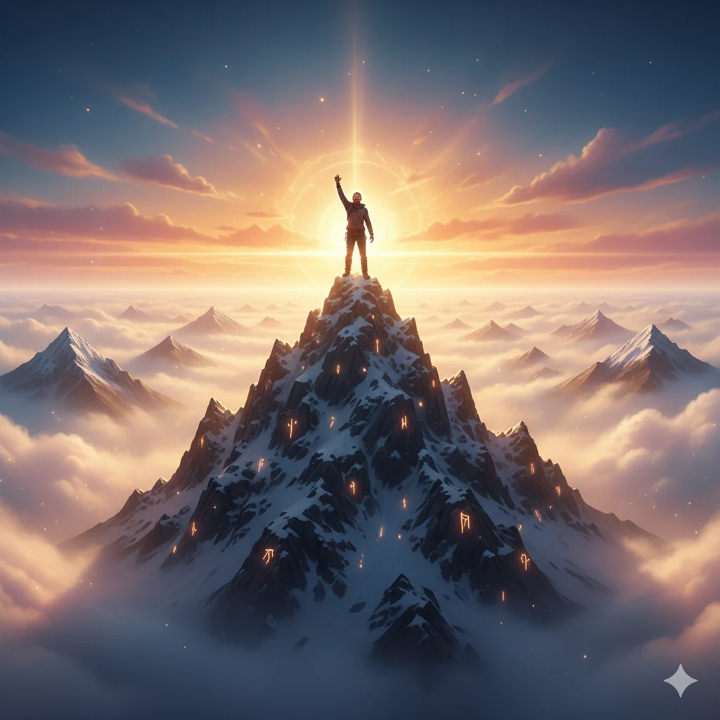 dream about climbing mountain