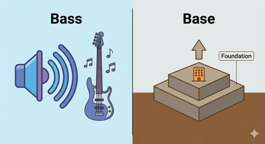 bass or base