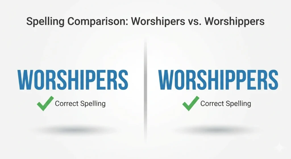 worshipers or worshippers