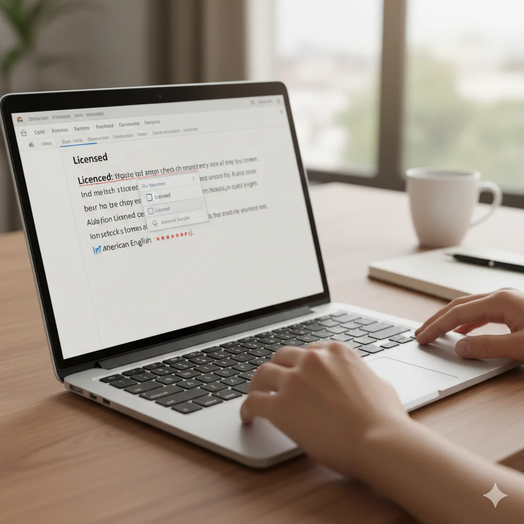 licensed or licenced