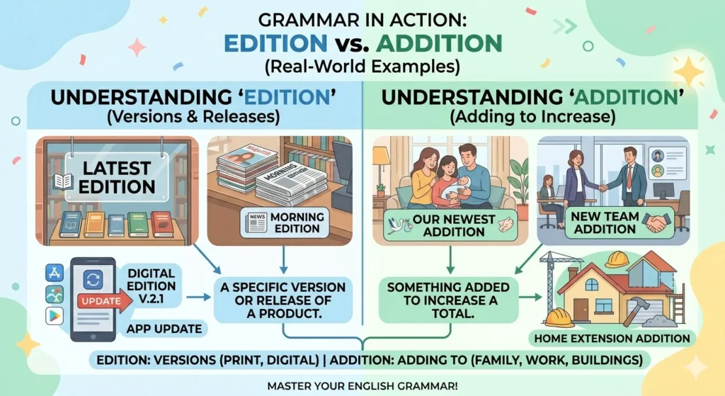 edition or addition