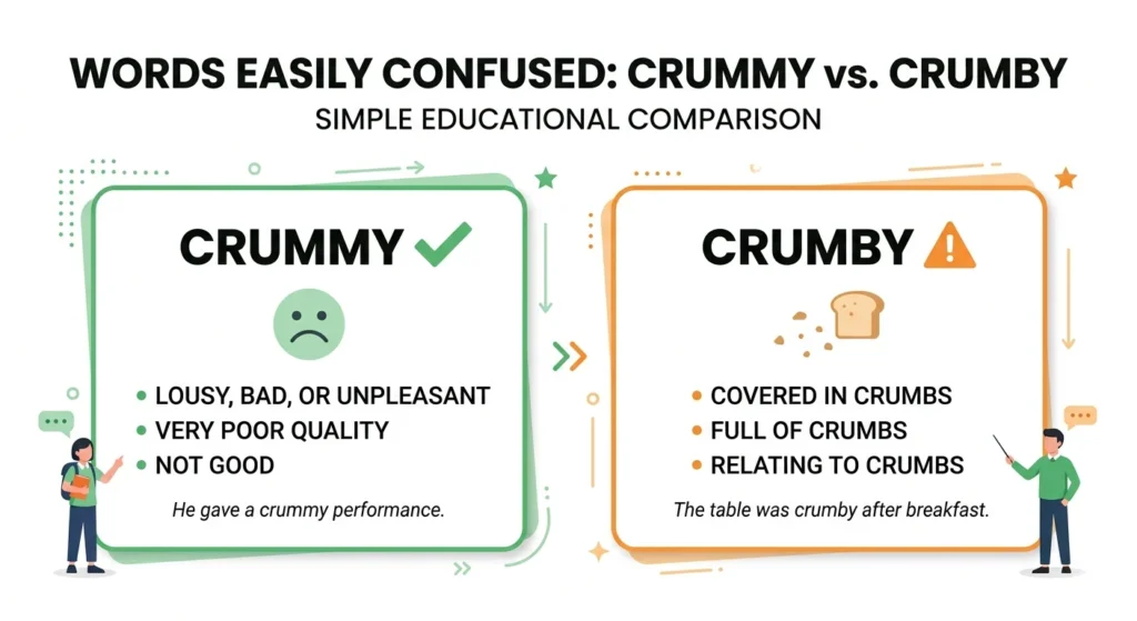 crummy or crumby