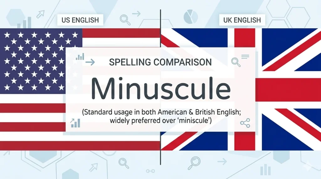 minuscule or miniscule