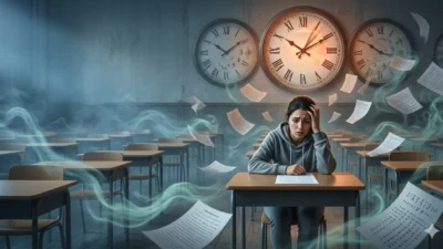 dream about exam stress