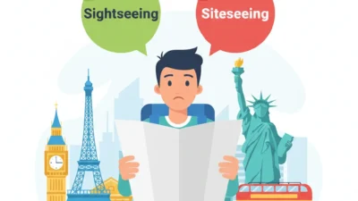 sightseeing or siteseeing