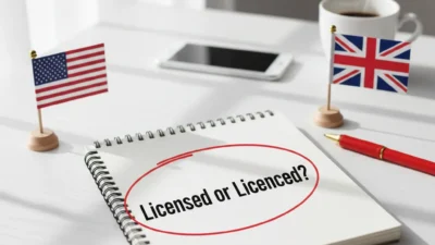 licensed or licenced